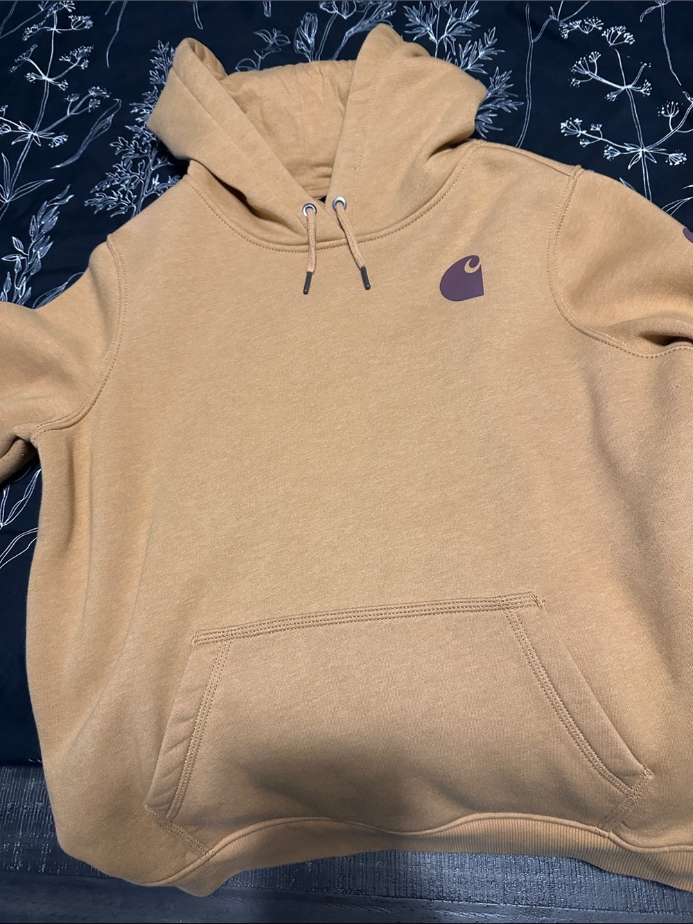Carhartt women’s Carhartt Brown Hoodie Sweatshirt
